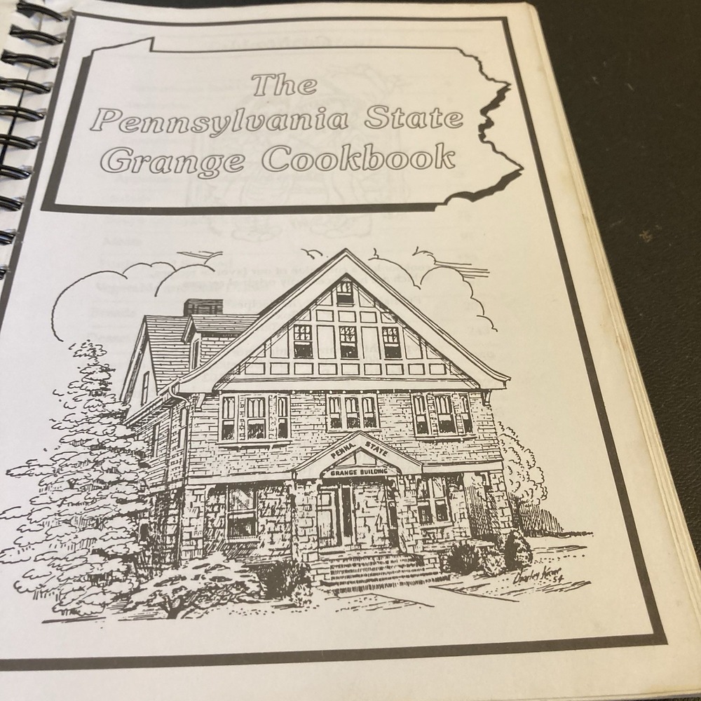 The Pennsylvania State Grange Cookbook - 2nd Printing 1992 Vtg Spiral Recipe HTF - Picture 2 of 6